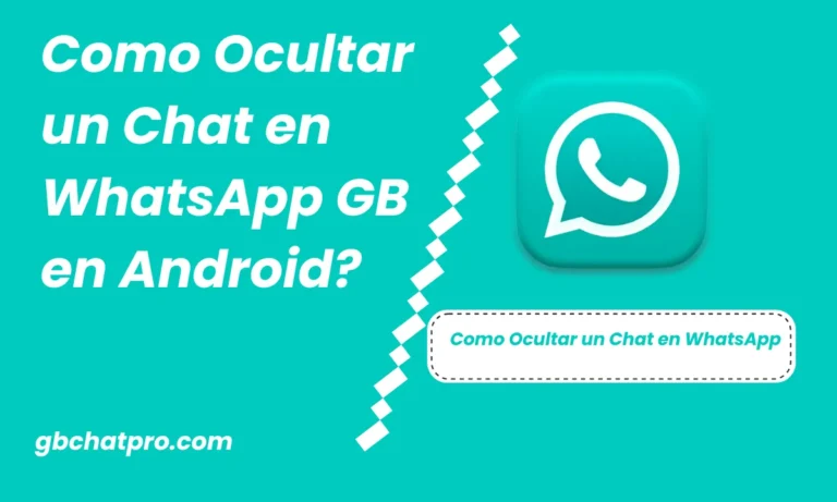 Como Ocultar un Chat en WhatsApp