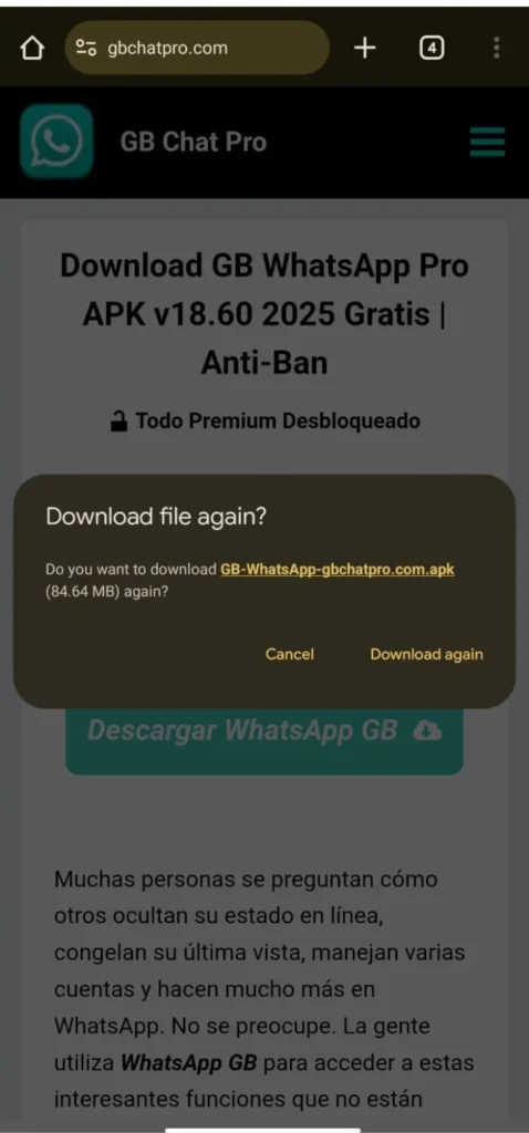 Descarga el GB WhatsApp