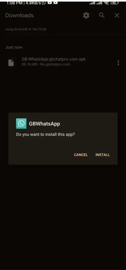 Instalar GB WhatsApp